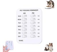 Did You Feed The Dog Tracker, Don't Forget to Feed Your Pets Sign, Pet Feeding Reminder, for Dogs Cats, Pet Has Been Fed Schedule (1Pcs 2Rows)