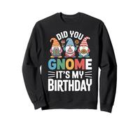 Did You Gnome Its My Birthday Funny Pun Sweatshirt