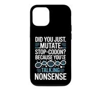Did You Just Mutate Stop Codon Funny Biology Saying Case for iPhone 12/12 Pro