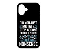 Did You Just Mutate Stop Codon Funny Biology Saying Case for iPhone 16