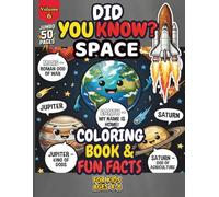 DID YOU KNOW? SPACE: Funny Space Activity & Coloring Book for Kids Ages 4-8 | Screen-Free Quiet Time Learning with Big Bold Lines