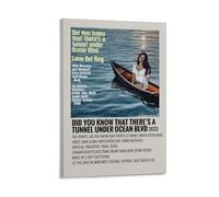 Did You Know That There's A Tunnel Under Ocean Blvd by Lana Del ReyModern Wall Art Poster Minimalist Print for Living Room Bedroom Office A Simple Yet Striking Decor for Modern Homes12x18inch(30x45c