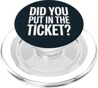 Did You Put In A Ticket (On Back) IT Guy Tech Support PopSockets PopGrip for MagSafe