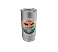 Did You Touch My Drum Set Funny Drummer Percussion Drums Stainless Steel Insulated Tumbler