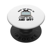 Did you tried to turn it on and off Office Cat It Tech PopSockets Adhesive PopGrip