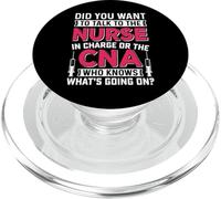 Did You Want To Talk To The Nurse In Charge Or The CNA Who PopSockets PopGrip for MagSafe