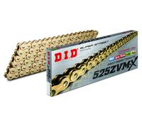 DID ZVMX2 520 525 530 Gold Chain 525 ZVM-X G&G 112 LINKS