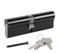DIDA® 100mm(45/55) Euro Cylinder Lock,UPVC Door Lock Barrel with 3 Keys,High Security,Anti-Pick Anti-Bump Anti-Drill,Matte Black Finish,Suitable for All Door Types,BS EN 1303:2005