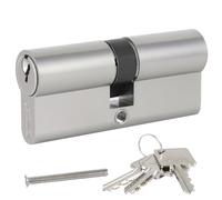 DIDA® 70mm Euro Cylinder Lock 35/35 With 3 Keys - Anti-Pick, Bump and Drill Protection - High Security UPVC Door Lock BS EN 1303:2005 Nickel