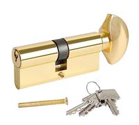 DIDA® 70mm Thumb Turn Euro Cylinder Lock 35T/35 UPVC Barrel Lock with 3 Keys Anti-Pick Anti-Bump Anti-Drill Door Barrel Lock with Key Euro Single Cylinder Lock Barrels High Security BS EN 1303:2005 G