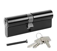 DIDA® 85mm(40/45) Euro Cylinder Lock,UPVC Door Lock Barrel with 3 Keys,High Security,Anti-Pick Anti-Bump Anti-Drill,Matte Black Finish,Suitable for All Door Types,BS EN 1303:2010