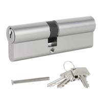 DIDA® 90mm(40/50) Euro Cylinder Lock,UPVC Door Lock Barrel with 3 Keys,High Security,Anti-Pick Anti-Bump Anti-Drill,Nickel Finish,Suitable for All Door Types,BS EN 1303:2007