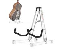 DIDA A Frame Guitar Stand, Acrylic Transparent Stand Floor for Acoustic Guitar, Electric Guitar, Cello, Guitar Holder, Single Guitar Stand (Merry Christmas, Acoustic Guitar)