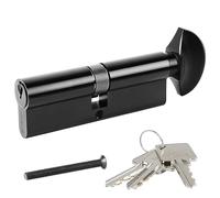 DIDA® Euro Cylinder Lock - 100mm Thumb Turn 50T/50 UPVC Barrel Lock with 3 Keys Anti-Pick Bump Drill Door Lock