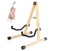 DIDA Guitar Stand, Wooden A-Frame Stands for Acoustic Guitar, Violin, Ukulele, Electric Guitar, Bass, and Cello with Non-Slip Padding for Home and Travel (Bamboo, Cello)