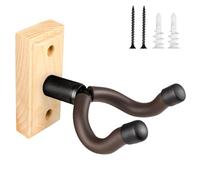 DIDA Guitar Wall Mount, Premium Solid Wood Guitar Hanger, Guitar Accessories, U-Shape Hardwood Guitar Holder Hook (Naturewood, 1 Pack)
