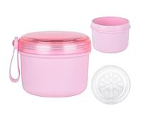 DIDATOOL Denture Bath Case, No-Leak Denture Cup, Large Capacity Denture Box, Portable Storage for All Types of Dentures Orthodontic Appliances, Perfect for Traveling and Daily Use (Pink)