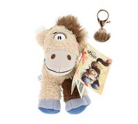 Diddl - Loupsily Plush Keyring 12 cm - Mini Plush Horse in Recycled Material - Cute 90s Accessory - Eco-friendly Gift Idea for Children and Nostalgic Fan Collector