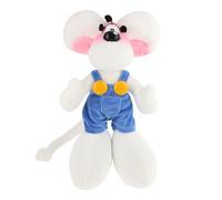 Diddl Plush Toy 30 cm Blue Dungarees Original Plush Soft Collectible 100% Recycled Material Gift for Kids Nostalgia 90s Plush Mouse Trendy Toy Girls