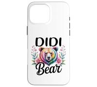 DIDI Bear Floral Graphic for Mothers Day Moments Case for iPhone 16 Pro Max