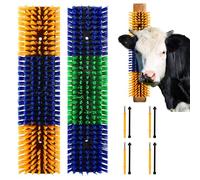 DiDiBirDi 2pcs Livestock Scratch Brush, Horse Scratching Post for Grooming