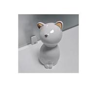 DiDiBirDi Cat Urns for Ashes, Elegant Ceramics Pets Cremation Keepsake, Funerary Urns White Pet Urn for Cats Memorial Box with Personalized Necklace (20lbs)