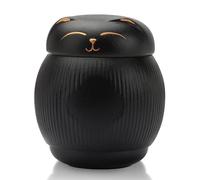 DiDiBirDi Ceramic Urn for Cat, MiNi Animal Urn, Pet Cremation Box, Cat Urn for Ashes, Cat Urns for Ashes (170 ml)