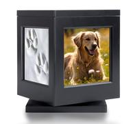 DiDiBirDi Pet Urn,Pet Urns For Dogs Urn With Photo Frame Souvenirs,Urn For Cat With Ash Storage Bag,Urn Dog For 35kg Large Dogs With Stamp Pad