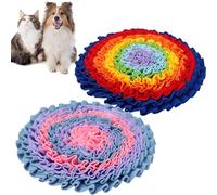DiDiBirDi Snuffle Mat for Dogs 2pcs Dogs Snuffle Mat Feeding Mats Puppy Cat Interactive Puzzle Toys for Smell Training for Foraging Skills & Stress Relief Slow Feeder Dog Treat Mat for Slow Feeding