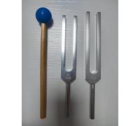 DiDiBirDi Tuning Fork Set 2pcs 432Hz, 528Hz with Accessories for Yoga and Meditation,Relaxing Experience Brought by Sound Vibration