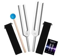 DiDiBirDi Tuning Forks for Healing，2pcs 432Hz, 528Hz