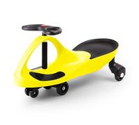 Didicar Brilliant Yellow Ride On Wiggle Car, Sit On Scooter for Kids | Balance Toy Car with Seat & Steering Wheel, Vehicles for Indoor & Outdoor Play, Toddler Gift for Boys & Girls Age 3+