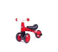 Bigjigs Toys Didicar Diditrike, Early Stage Ride On Trike - Ladybird, Red