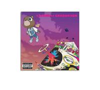 diDIdo Kanye West Graduation Album Cover Poster Poster Decorative Painting Canvas Wall Posters And Art Picture Print Modern Family Bedroom Decor Posters 12x12inch(30x30cm)