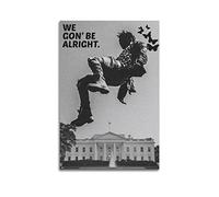 Didido Kendrick Lamar Wall Art - Decorative Canvas Printed Painting for Modern Family Bedroom, 8x12in (20x30cm)