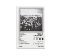 DIDIDO Kendrick Poster Lamar To A Butterfly Album Cover Canvas Posters for Room Aesthetic Gift Unframe:12x18inch(30x45cm)