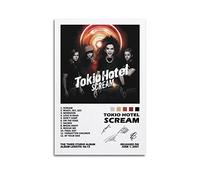 diDIdo Tokio Hotel Scream Music Album Poster Decorative Painting Canvas Wall Posters And Art Picture Print Modern Family Bedroom Decor Posters 24x36inch(60x90cm)