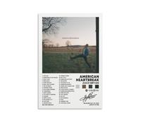 DIDIDO Zach Poster Bryan American Heartbreak Album Cover Canvas Posters for Room Aesthetic Gift Unframe:12x18inch(30x45cm)