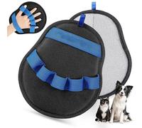 dididudi Pet Hair Removal Glove,Upgraded Magic Brush Electrostatic Mitt for Dogs & Cats,Reusable Pet Hair Remover Tool with 5-Finger Design for Laundry,Clothing,Couch,Carpet,Car Seat,Sofas (Blue)