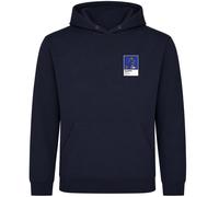 Didier Drogba Chelsea Icon Frame Men's Hoodie - Navy / 5XL