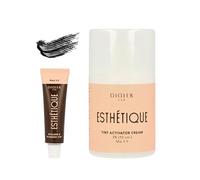 DIDIER LAB Lash and Eyebrow Tint Black Set with Tint Activator 2in1 - Resistant to Rubbing and Water - Results Last Up to 6 Weeks - Black Eyelash Eyebrow Dye Kit - 2pcs