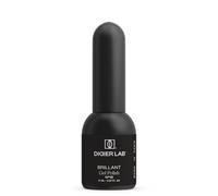 DIDIER LAB Premium Brillant No.10 Flash Gel Polish - Black UV/LED Glitter Gel With Diamond Shine - Highly Pigmented Self-Levelling Varnish - Long-Lasting High Gloss Colour - Flash Shine Effect - 8ml