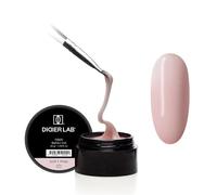 Didier Lab Premium Fiber Builder Gel Soft Pink - Self-Leveling HEMA-Free Builder Gel for Nails - Ultra-Strong LED UV Fiberglass Gel For Nail Repair Refills and Extensions - High-Adhesion Formula 50g