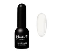DIDIER LAB Premium Hard Gel Base Coat Clear 8ml - HEMA Free Gel Polish Base UV/LED - Strengthening Self-Leveling Formula with Invisible Fiberglass Particles for Long Lasting Stronger Nails