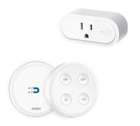 didikit Garbage Disposal Wireless Switch Kit, Sink Top Waste Disposal On/Off Switch Remote with 5s/10s Timer, Air Switch Replacement for Waste Food Disposer Up to 1HP, 16A/1800W, White