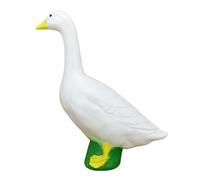 DIDILLX Cartoon Geese Sculpture Statue Funny Resin Geese Creative Figurine Funny Collectible Animals Resin Outdoor Garden Statue Decoration