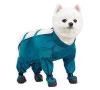 DIDILLX Dog Protective Suit Breathable Easy Dressingup Jumpsuits Dustproof Pants For Small To Large Breeds Bad Weather Wear Dog Rain Suit For Outdoor Activity