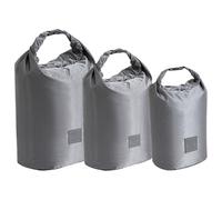 DIDILLX Set of 3 Portable Waterproof Dry Sacks Home Accessory for Outdoor Activities Camping and Travel Casual Use Polyester Storage Bag