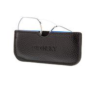 DIDINSKY CherryArmless Reading Glasses for Men and Women. Blue Light Blocking Computer Readers. Unbreakable pocket-size Anti Glare Glasses. 3 Colors and 5 Magnifications - HERMITAGE ROUND