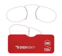 DIDINSKY CherryReading glasses for men and women. Portable glasses With Pocket Hard Case. Stylish frameless glasses for Optimal comfort. Fashion glasses. 4 colors - LOUVRE